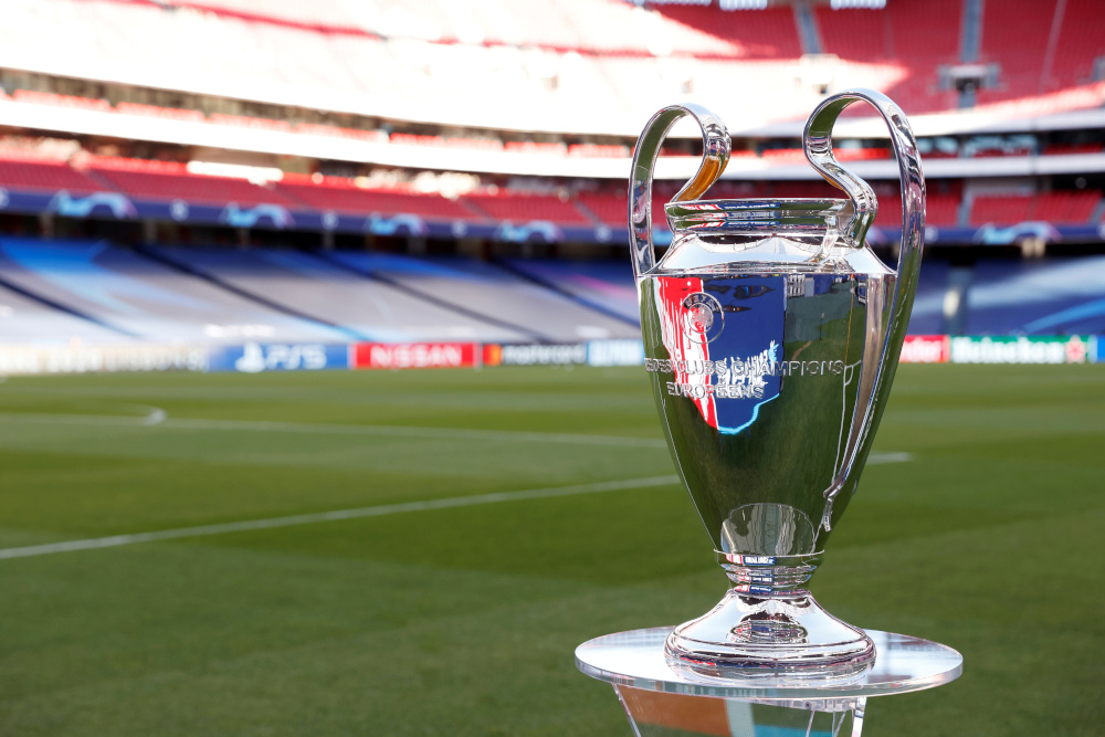 The Champions League trophy is seen before the Bayern Munich v Paris St Germain final match, at the Estadio da Luz, Lisbon, Portugal, August 23, 2020. u00e2u20acu201d Reuters pic 