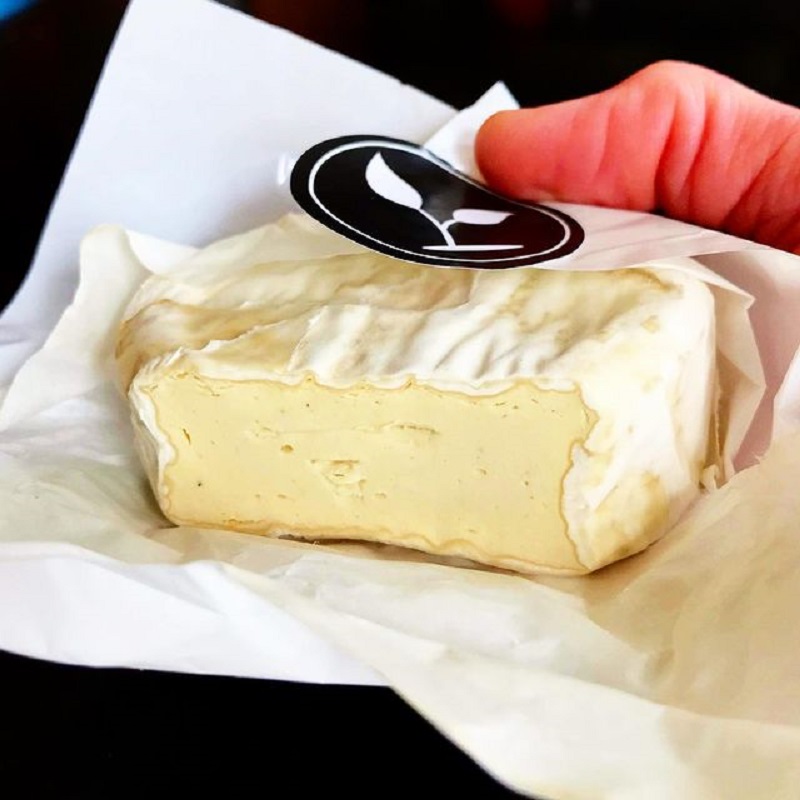 Grounded Foods presents a vegan Camembert-style 'cheese' made with cauliflower and hemp seeds. u00e2u20acu2022 Picture via Instagram/Grounded Foods