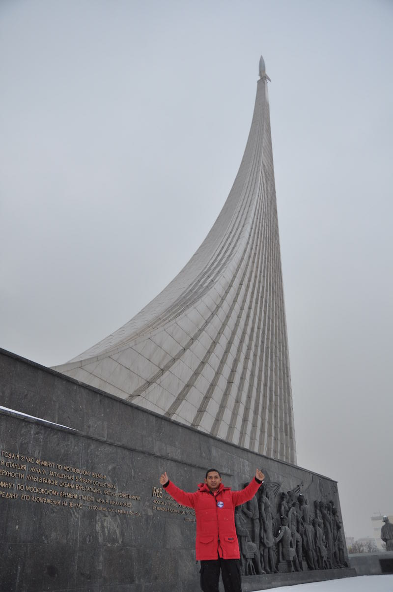 Awang at Star City, Moscow in 2011. — Picture courtesy of Awang Shahrizan Awang Abu Bakar