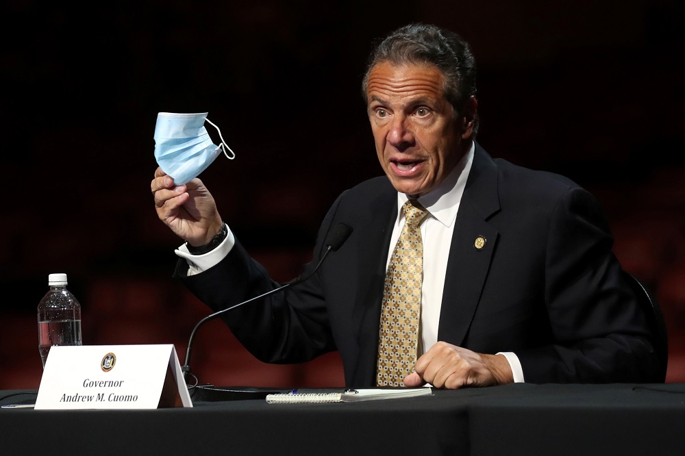 New York lifts Covid-19 mask requirements for vaccinated people | Malay ...