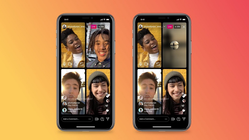 Users can now mute audio or video in Instagram Live broadcasts. u00e2u20acu201d Picture courtesy of Instagram via ETX Studio