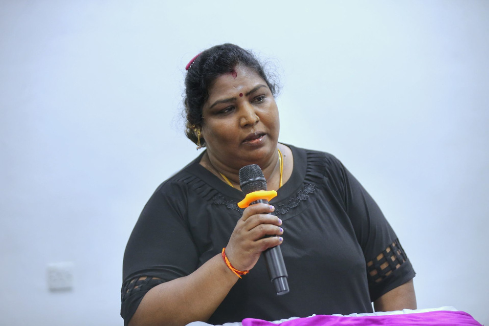 S. Athiletchumy’s two sons were detained by the police under Sosma. — Picture by Ahmad Zamzahuri