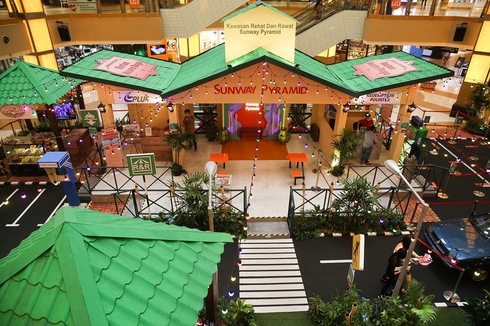 Relive your road trip memories with Sunway Pyramid’s rest station. — Picture by Choo Choy May