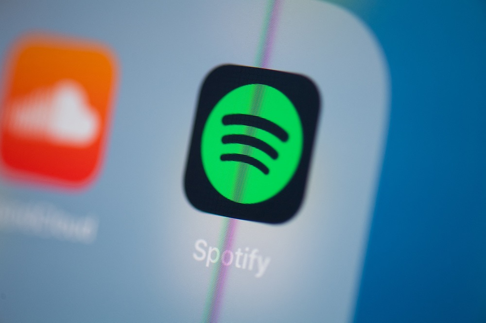 Spotify users will be able to share their favourite moments from a podcast on WhatsApp, Instagram, Facebook, Twitter, Snapchat and via messages. u00e2u20acu201d AFP pic