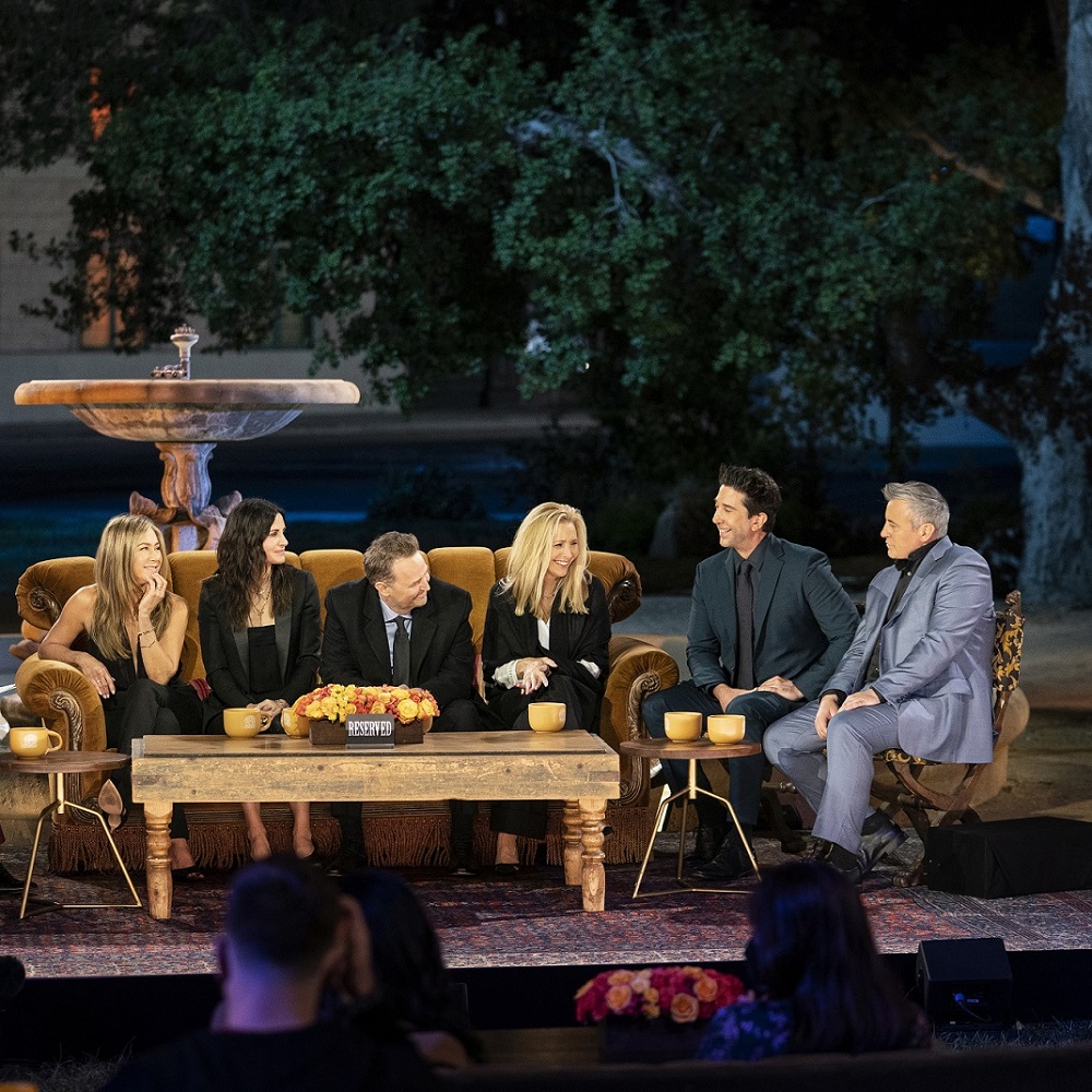 (From left) Jennifer Aniston, Courteney Cox, Matthew Perry, Lisa Kudrow, David Schwimmer and Matt LeBlanc will be reunited for the first time in 17 years.  u00e2u20acu201d  Picture courtesy of HBO Max