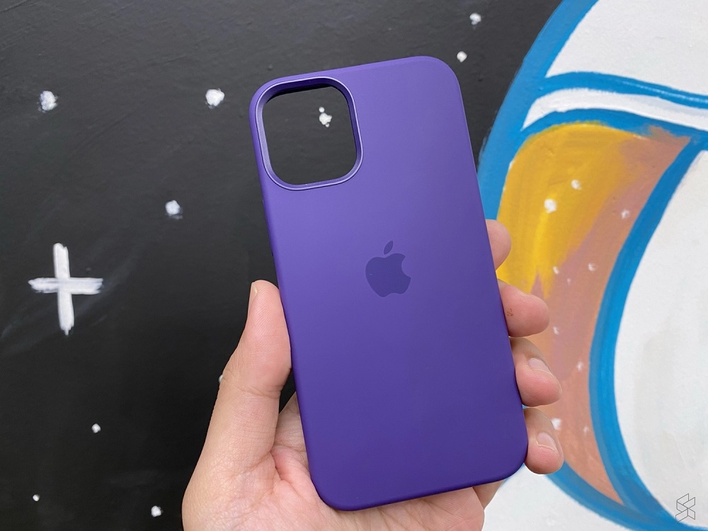 iPhone 12 mini with Amethyst Silicon Case. — SoyaCincau pic