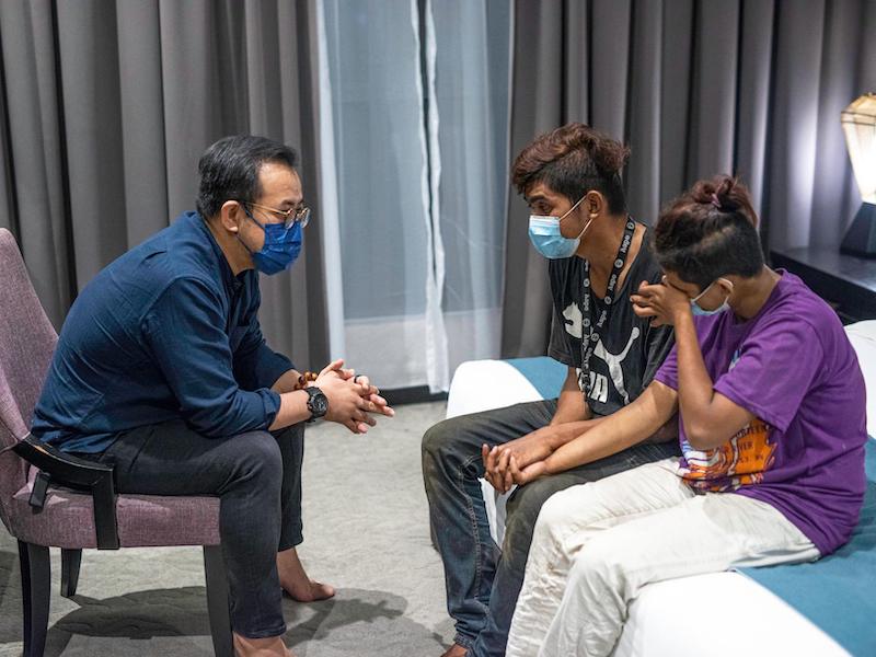 Sim has rented a home for the couple and says he will pay for the rent until Shah finds a job. — Picture from Facebook/Steven Sim