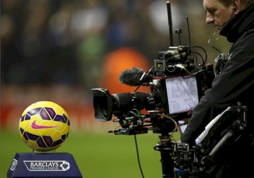 A television camera films the match ball before Liverpoolu00e2u20acu2122s English Premier League match against Tottenham Hotspur at Anfield in Liverpool, England, February 10, 2015. u00e2u20acu201d Reuters pic
