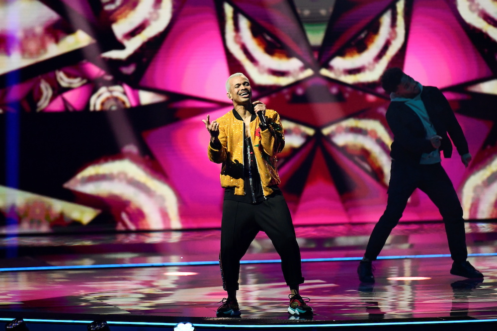 Benny Cristo of Czech Republic performs during the second semi-final of the 2021 Eurovision Song Contest in Rotterdam, Netherlands, May 20, 2021. — Reuters pic