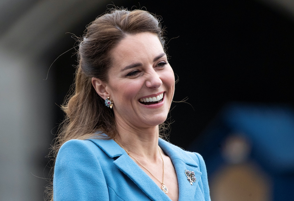 Britainu00e2u20acu2122s Catherine, Duchess of Cambridge reacts during a Beating of the Retreat at Holyroodhouse Palace in Edinburgh, Scotland, Britain May 27, 2021. u00e2u20acu201d Reuters picnnn