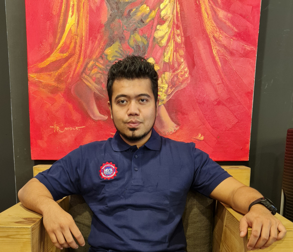 Syamil Hanafiah, deputy secretary-general of MEVTA. u00e2u20acu201d Picture courtesy of MEVTAn