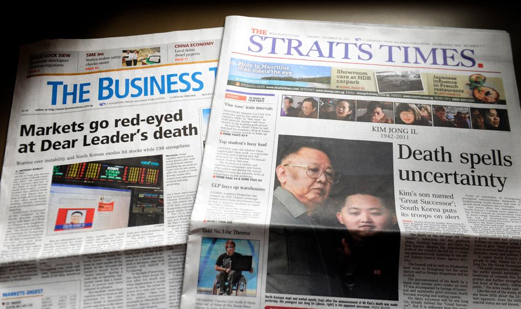 Under Singapore Press Holdings' proposed restructuring, a company limited by guarantee will own and operate SPHu00e2u20acu2122s media titles, such as The Straits Times and The Business Times, as a non-profit business. u00e2u20acu2022 AFP pic via TODAY