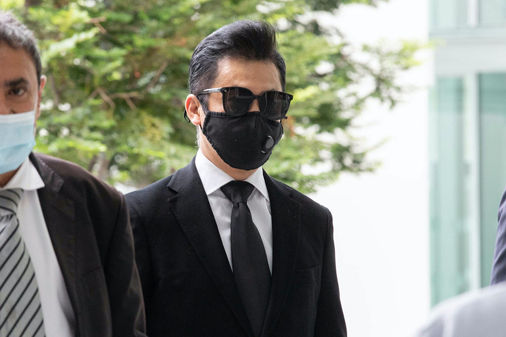 Terence Cao arriving at State Courts on March 2, 2021. u00e2u20acu2022 TODAY pic
