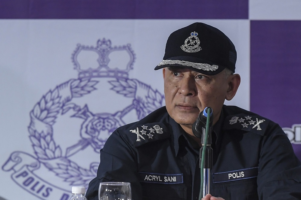 Datuk Seri Acryl Sani Abdullah Sani was officially appointed as Inspector-General of Police yesterday. u00e2u20acu2022 Bernama pic