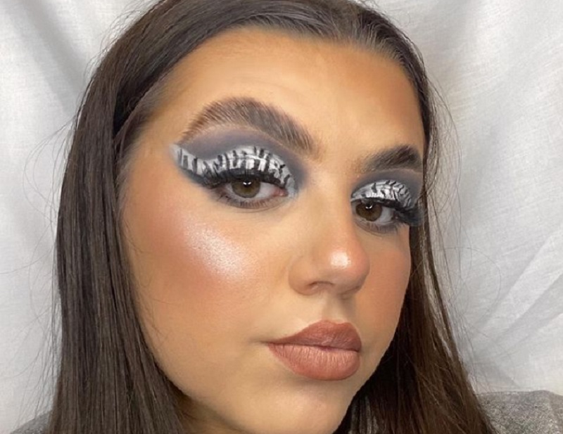 Make way for boldness and creativity: animal prints, a classic for clothing, are now making their mark on our eyelids. u00e2u20acu201d Picture via Instagram/makeup.byelliemay