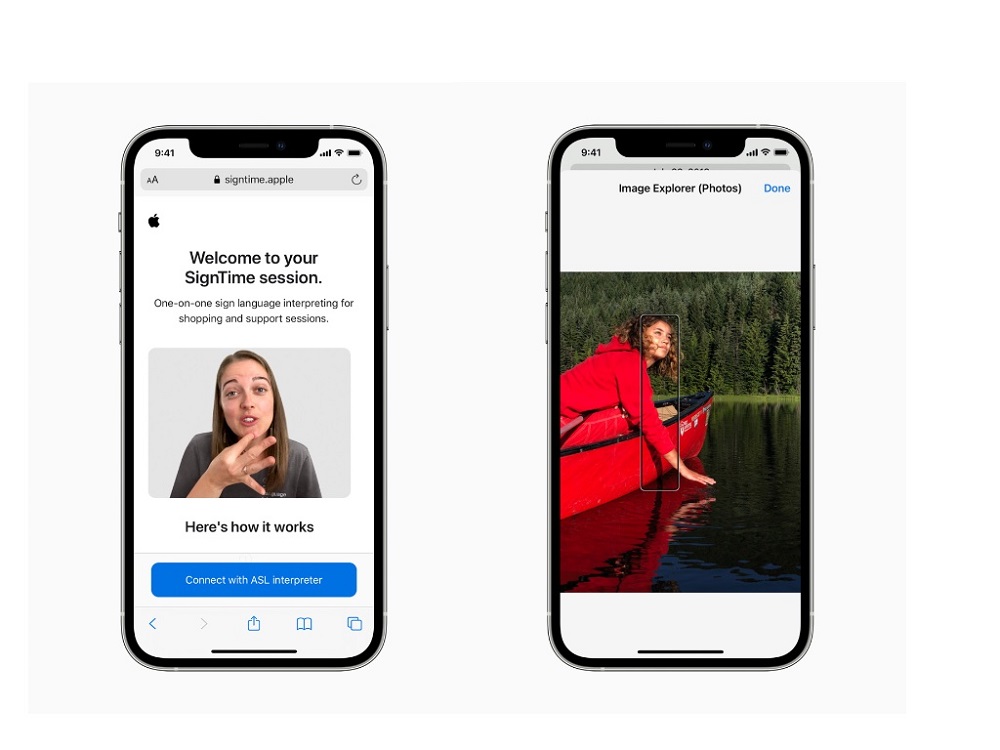 The new Accessibility features cater to various different users' needs, including low vision users and the hard of hearing. u00e2u20acu201d Picture courtesy of Apple