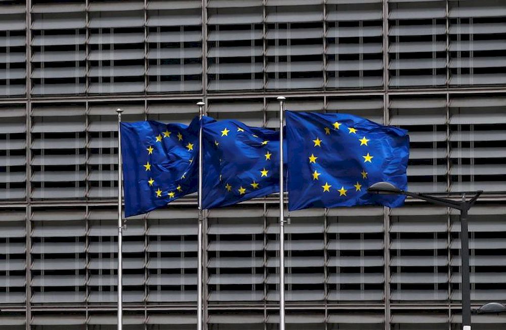 European Union flags flutter outside the EU Commission headquarters in Brussels, Belgium May 5, 2021. u00e2u20acu201d Reuters pic