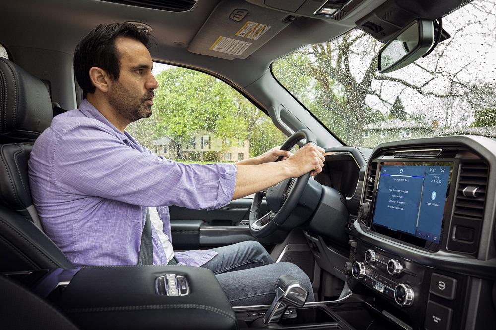 Ford has announced the upcoming integration of Alexa, Amazon's smart assistant, into its connected cars. u00e2u20acu2022 Picture courtesy of Ford via ETX Studio