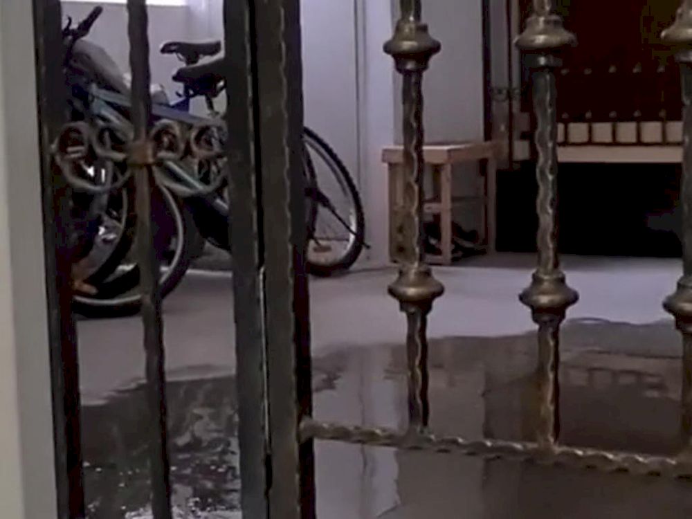 The nurse, who goes by the Instagram handle @jibby4g, had posted videos on Instagram on March 3 this year of his neighbour throwing soapy water on the ground outside his home and spraying disinfectant at his family. u00e2u20acu201d Instagram/jibby4g pic via TODAY