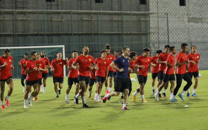 Harimau Malaya lost to Bahrain 0-2 in a Tier 1 international friendly match early this morning. u00e2u20acu2022 Picture via Twitter/bernamadotcom