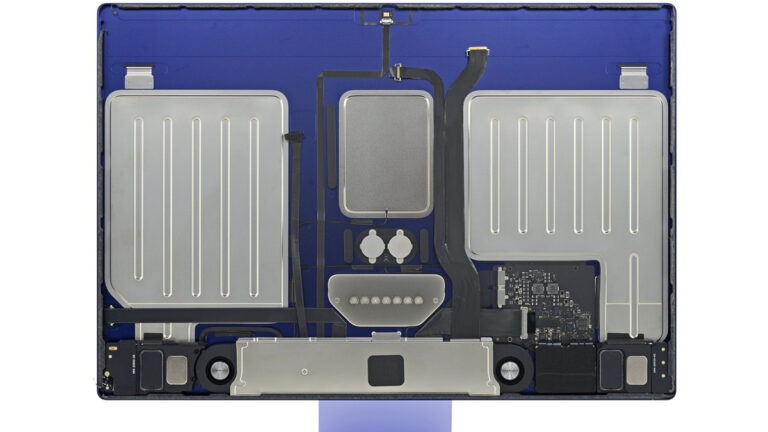 In their latest teardown of the new M1 iMacs, iFixit revealed just how little of the iMac is actually the computer. u00e2u20acu2022 SoyaCincau pic