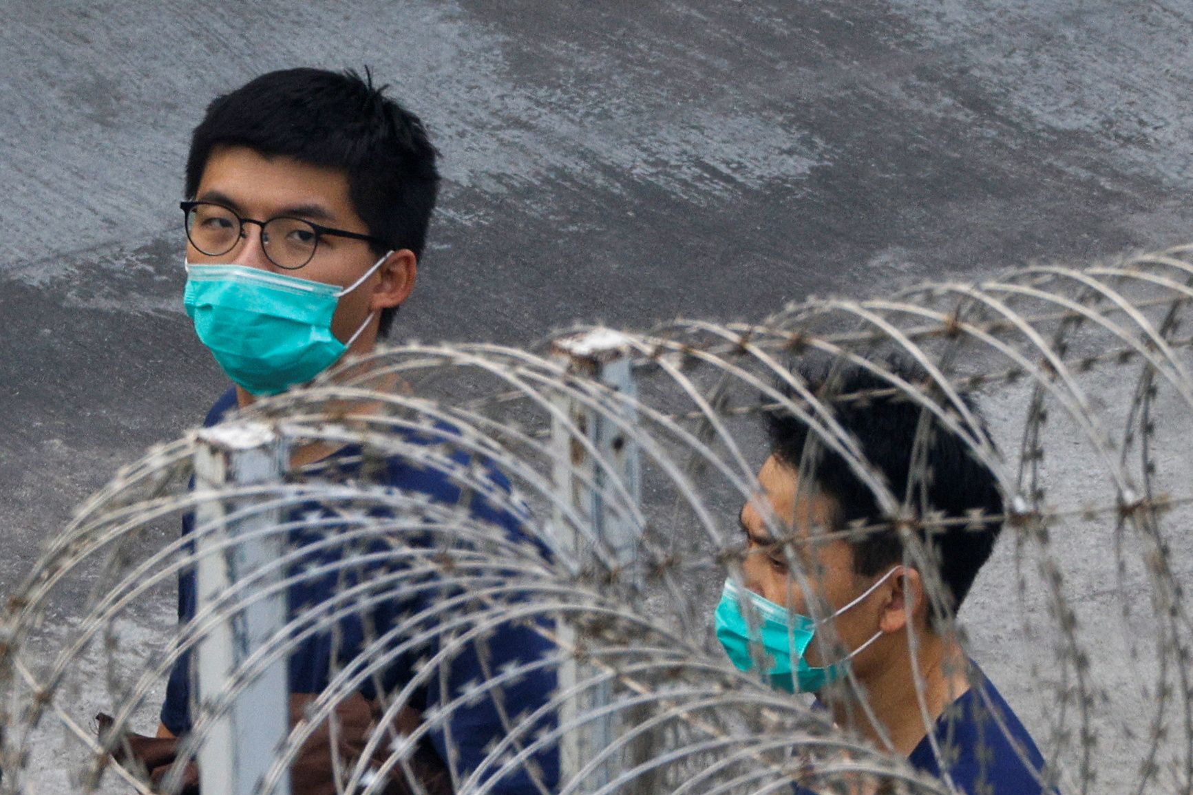 Pro-democracy activist Joshua Wong is seen in Lai Chi Kok Reception Centre after jailed for unauthorised assembly near the police headquarters during last yearu00e2u20acu2122s anti-government protests in Hong Kong, China December 3, 2020. u00e2u20acu201d Reuters pic