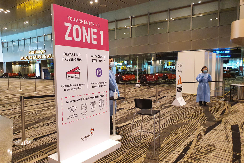 CAGu00e2u20acu2122s investigations found that 23 of Covid-19-positive airport workers had worked in higher-risk areas that required direct contact with arrival and transfer passengers. These areas are now demarcated as Zone 1. u00e2u20acu201d TODAY pic