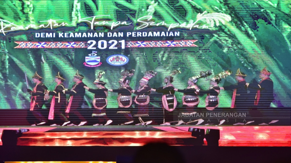 The main event went on and was live-streamed, with speeches from leaders and performances held under strict standard operating procedures (SOP). — Screengrab from YouTube