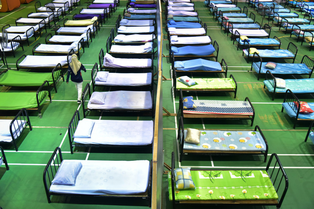 The Covid-19 quarantine centre at the Labuan Corporation Multipurpose Hall will once again be operational following a spike in the number of Covid-19 cases in Labuan, May 21, 2021. u00e2u20acu201d Bernama pic 