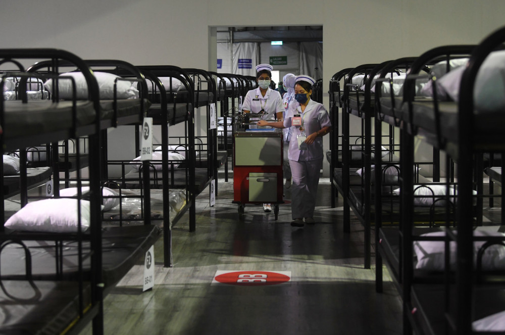 Hall F of the Covid-19 Integrated Quarantine and Treatment Centre (PKRC) 2.0 at the Malaysia Agro Exposition Park Serdang will begin operating May 20, 2021. u00e2u20acu201d Bernama pic 