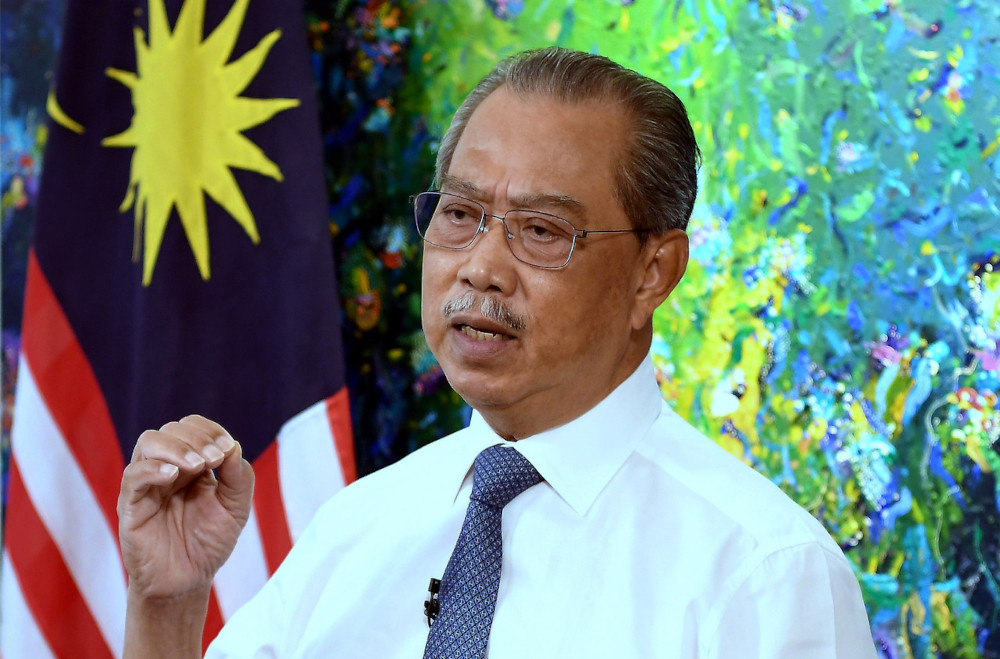 Prime Minister Tan Sri Muhyiddin Yassin delivered the movement control order (MCO) 3.0 Assistance Special Message which was broadcast live in Putrajaya, May 31, 2021. u00e2u20acu201d Bernama pic 