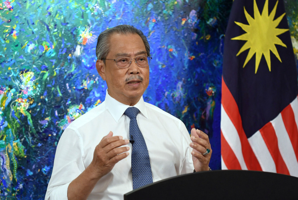 Prime Minister Tan Sri Muhyiddin Yassin delivered the movement control order (MCO) 3.0 Assistance Special Message which was broadcast live in Putrajaya, May 31, 2021. u00e2u20acu201d Bernama pic 