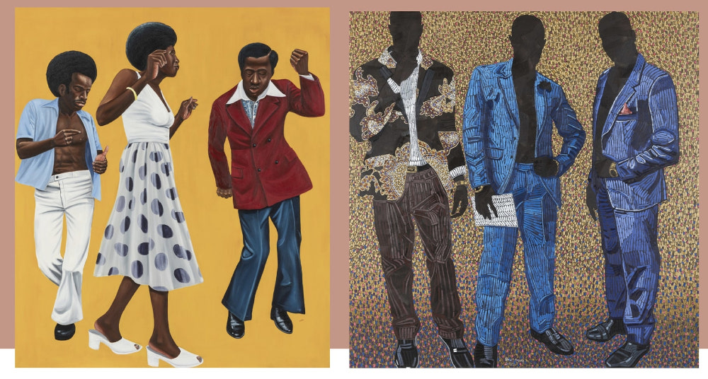 u00e2u20acu02dcDisco IIu00e2u20acu2122 by Zemba Luzamba (left) and u00e2u20acu02dcWho is Whou00e2u20acu2122 (right) by Peter Ngugi will go under the hammer at Artcurialu00e2u20acu2122s June 15 sale. u00e2u20acu201d Picture courtesy of Artcurial