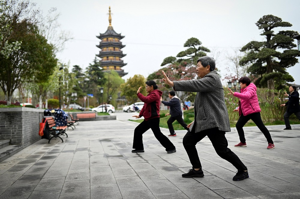 Rugao is an eastern Chinese city home to more than 500 centenarians, which celebrates its elderly with pride, statues and subsidies. u00e2u20acu2022 AFP pic via ETX Studio