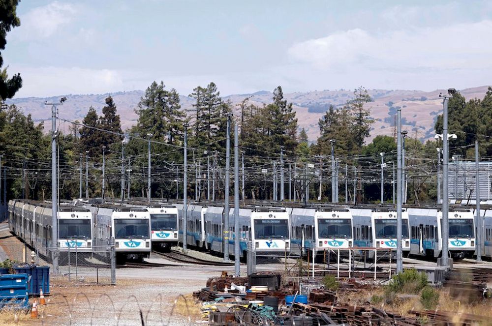 A view of the rail yard run by the Santa Clara Valley Transportation Authority in San Jose, California, US, May 26, 2021. u00e2u20acu201d Reuters pic