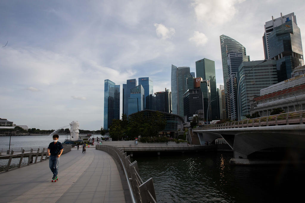 The central business district in Singapore on February 5, 2021. u00e2u20acu2022 TODAY pic