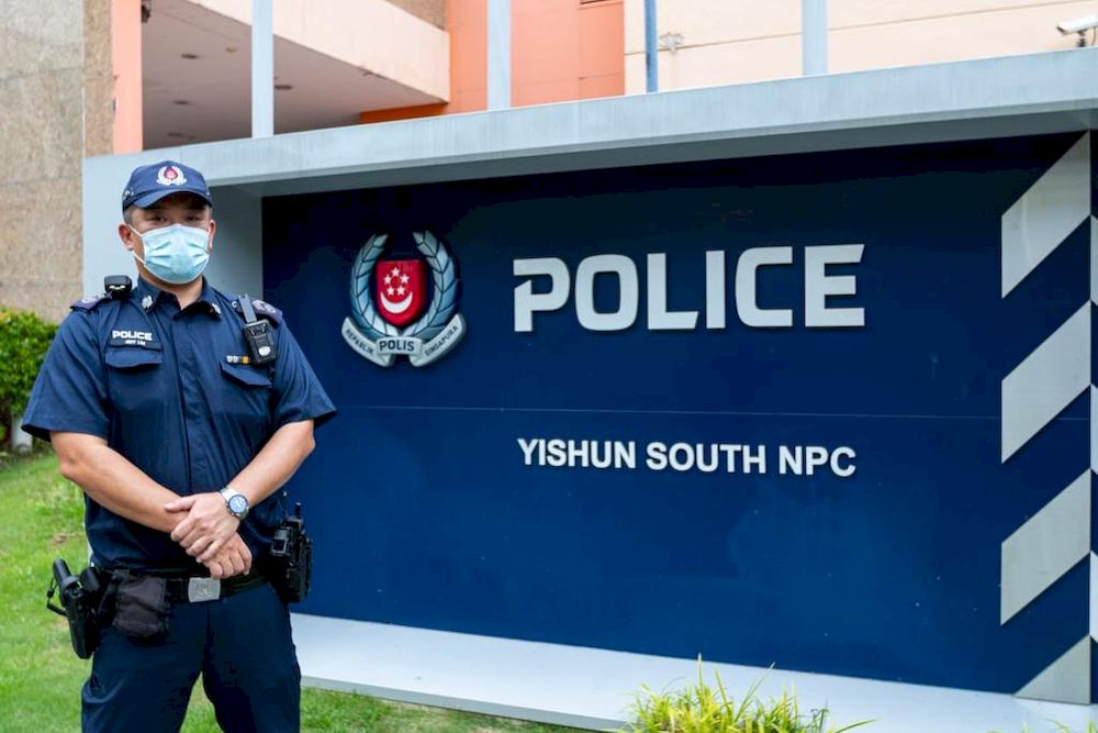 While the spotlight on the incident was unexpected, Station Inspector Jeff Lim (pictured) said that it would not affect how he conducts his duties in future. u00e2u20acu201d Singapore Police Force pic via TODAY