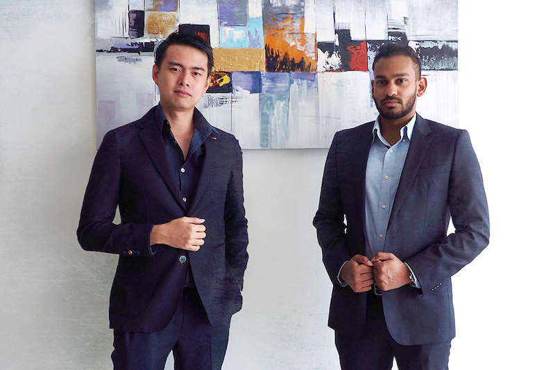 The Vegetable Co. founders Shawn Ng (left) and Sha G.P. (right). — Picture courtesy of The Vegetable Co.