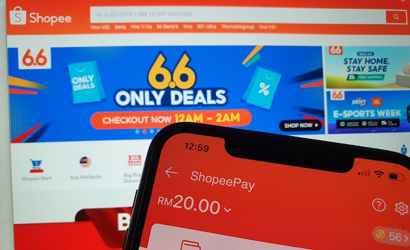 Shopee users in Malaysia are struggling to make payments during the ongoing 6.6 online sale. u00e2u20acu201d SoyaCincau pic