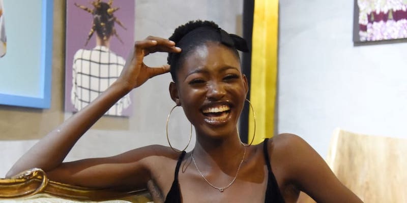 Tobi Momoh was just 15 when she won the Elite Model Look Africa competition, which propelled her onto the catwalks in Milan, Paris and in several international agencies. u00e2u20acu201d AFP pic