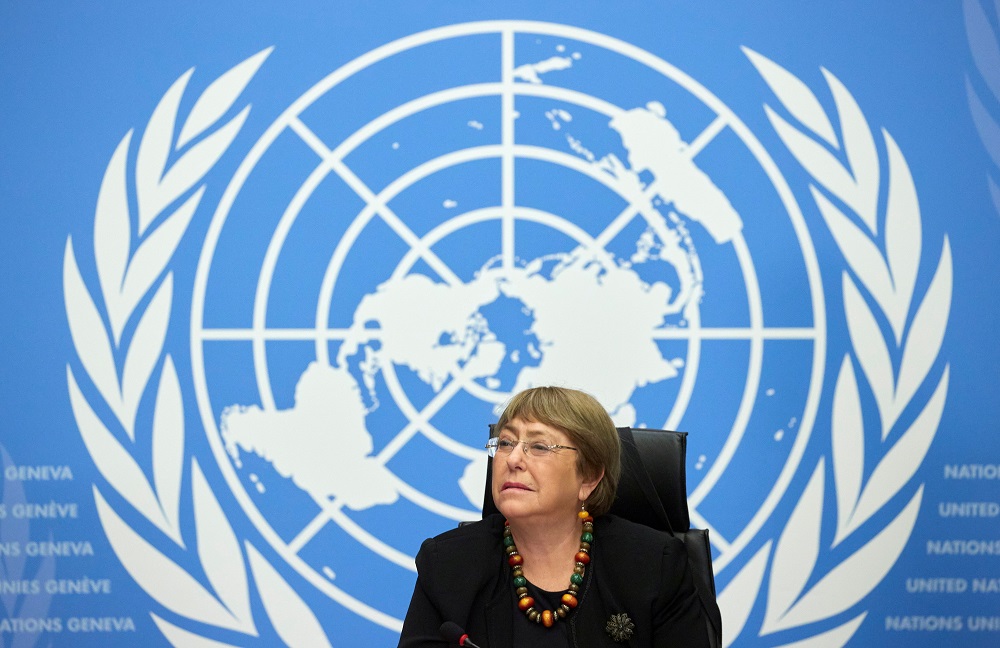 UN High Commissioner for Human Rights Michelle Bachelet attends a news conference at the European headquarters of the United Nations in Geneva, Switzerland, December 9, 2020. u00e2u20acu201d Reuters pic