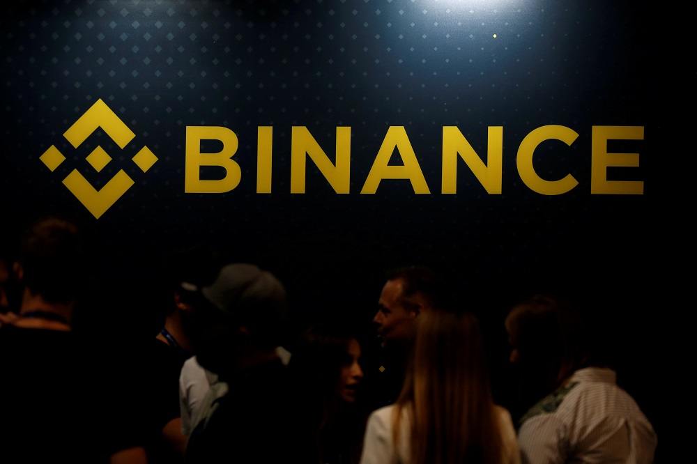 The logo of Binance is seen on their exhibition stand at the Delta Summit, Maltau00e2u20acu2122s official Blockchain and Digital Innovation event promoting cryptocurrency, in Tau00e2u20acu2122 Qali, Malta October 3, 2019. u00e2u20acu201d Reuters pic