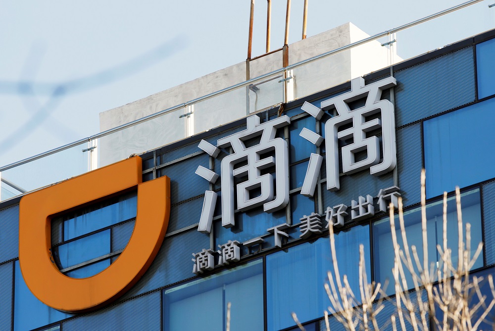  A Didi logo is seen at the headquarters of Didi Chuxing in Beijing, China November 20, 2020. u00e2u20acu201d REUTERSnn