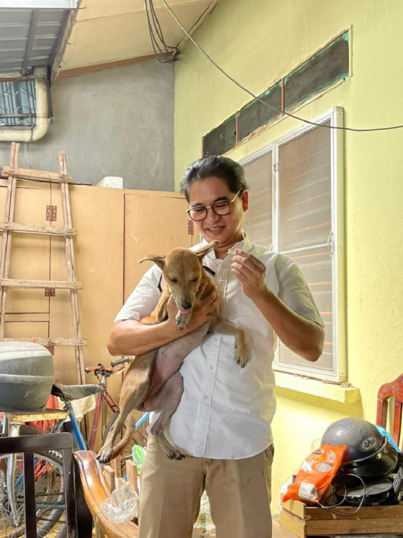 Thanks to Anandaveli the puppy, a family of five at Eastern Garden in Teluk Intan was saved from a fire that engulfed their home. ― Picture courtesy of Terence Naidu