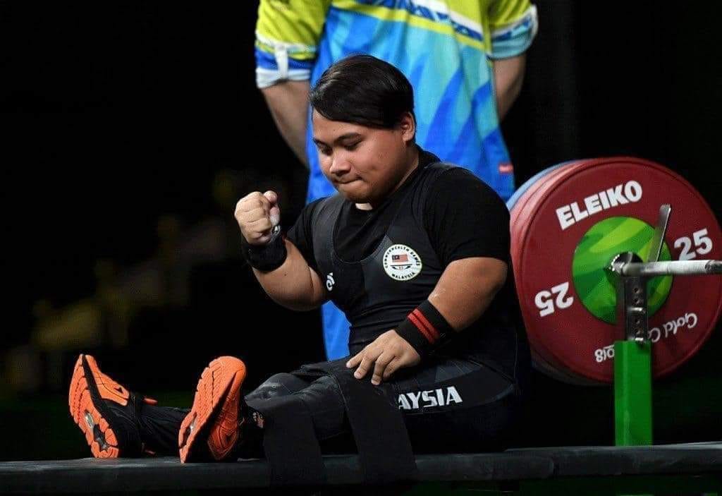 Bonnie Bunyau Gustin set a new world record by lifting 230kg in the menu00e2u20acu2122s over-72kg category at the Fazza Dubai Powerlifting World Cup. u00e2u20acu201d Picture via Facebook
