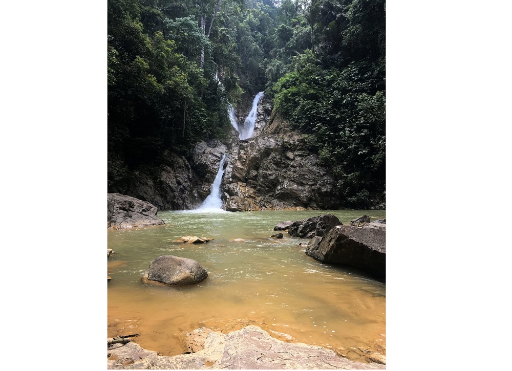 A view of Lata Y waterfall in Kuala Krai June 5, 2021. u00e2u20acu201d Bernama pic