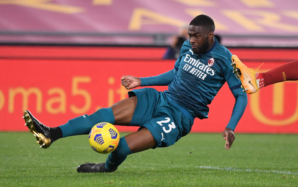 AC Milanu00e2u20acu2122s Fikayo Tomori in action in a match against AC Milan at Stadio Olimpico, Rome, Italy, February 28, 2021. u00e2u20acu201d Reuters picnn