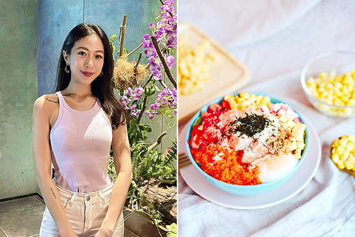Mich’sology founder Michelle Lee and her signature Fuel Bowl.