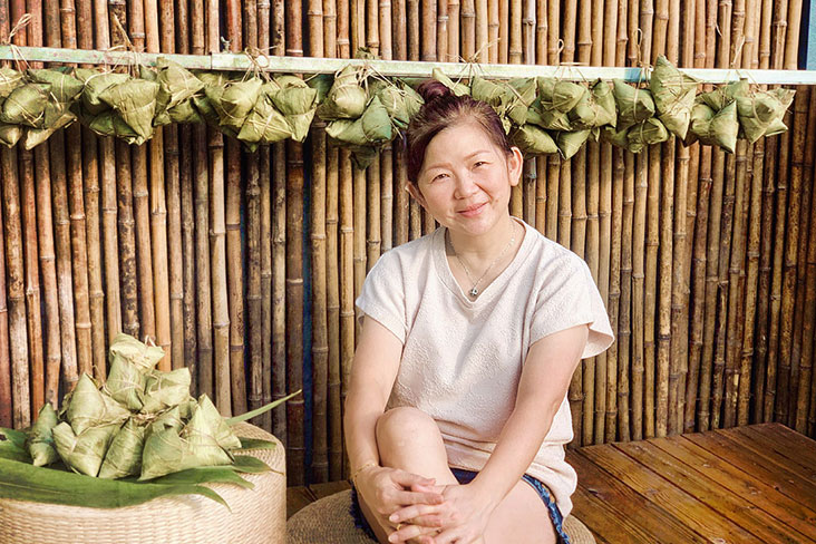 Ming Rice Dumpling is started by Taiping-born Tan Ai Beng, partly to pay homage to her 'Lou Ma Ji' (mother in Cantonese).