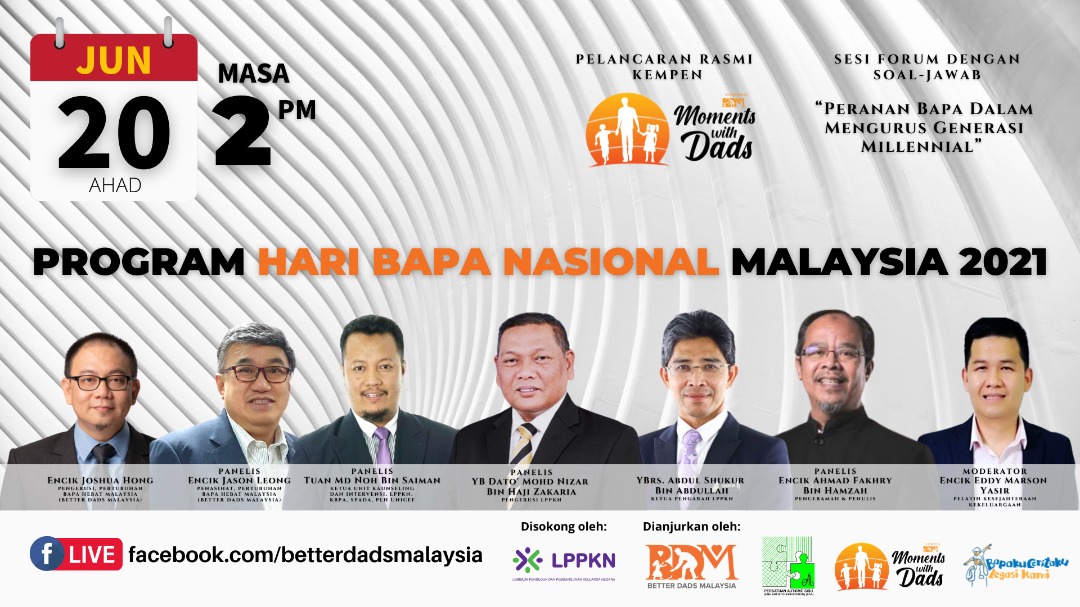 Tune in to Better Dads Malaysia's Facebook Live to listen to the forum. — Picture via Jason Leong